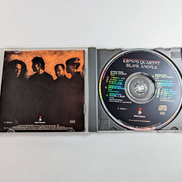 Black Angels by Kronos Quartet, string quartet music CD 1990 - Picture 2 of 4
